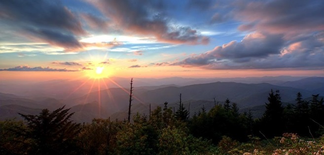 Blue Ridge Mountain Sunset