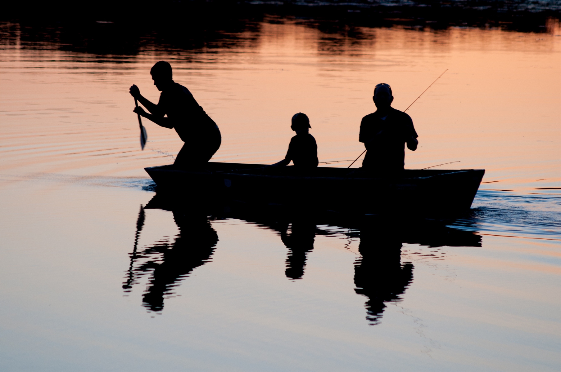 Group in Blue Ridge Fishing