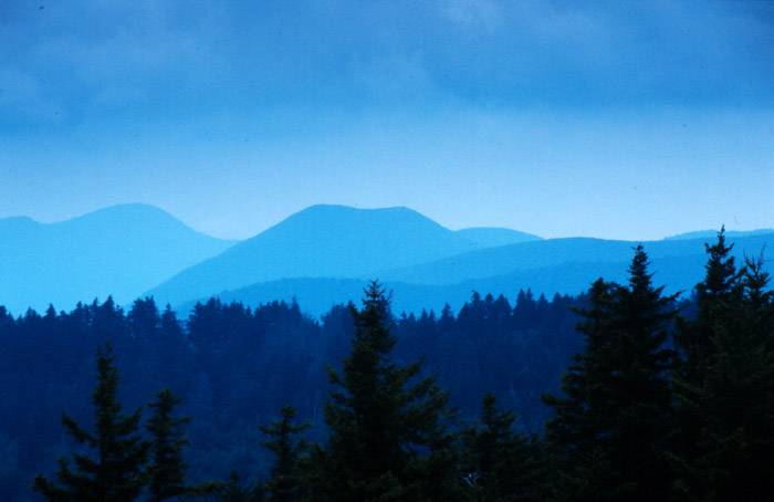 Blue Ridge Mountains at Dusk