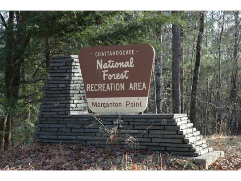 Morganton Point National Forest Sign