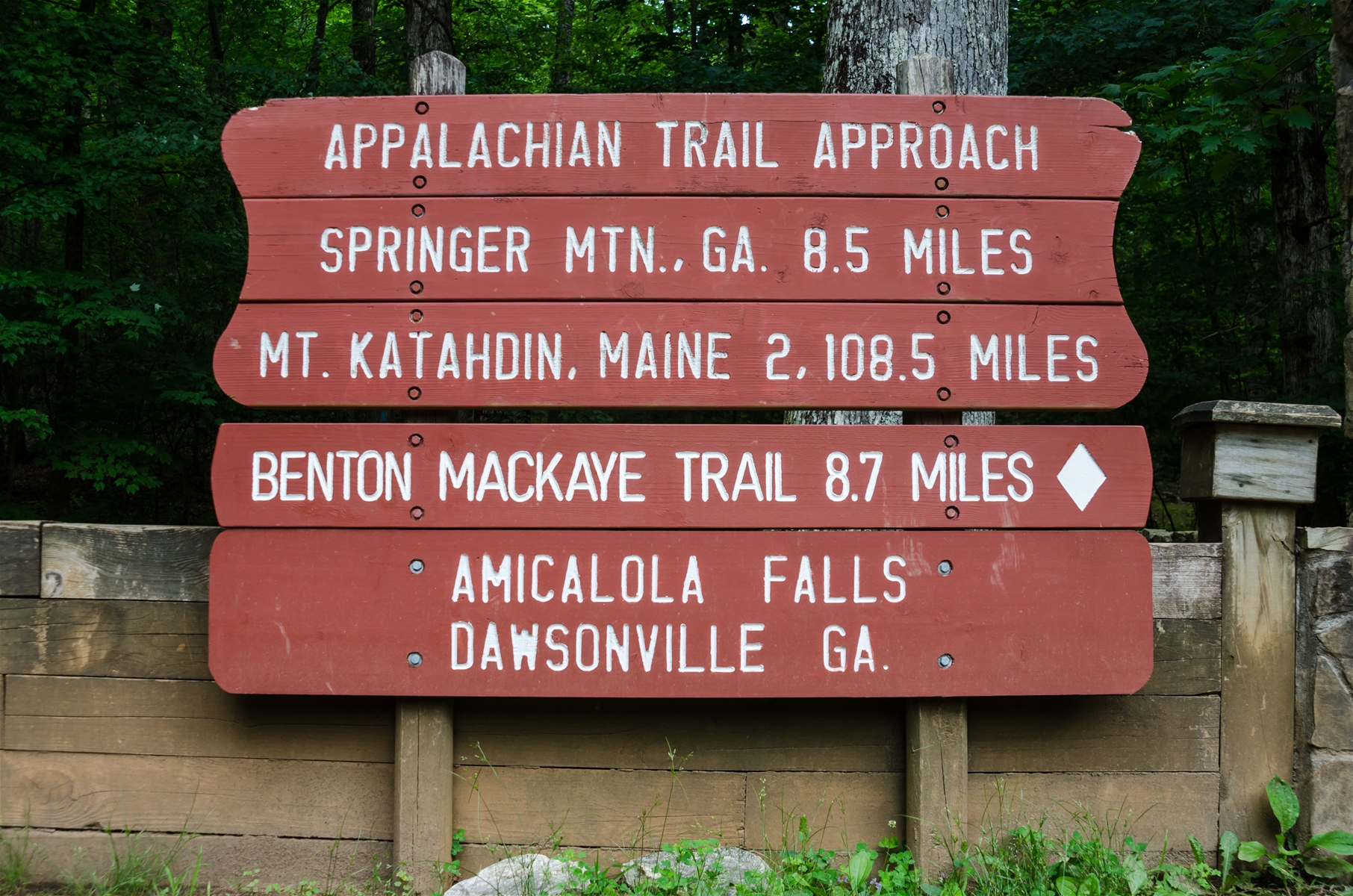 Benton Mackaye Trail Sign